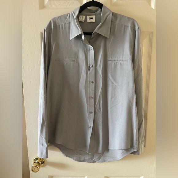 DKNY button down shirt • Women’s size 8 - Picture 1 of 8